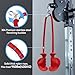 CYBEOE Tricep Rope Ergonomic Tricep Pull Down Attachment 36In - Rope Attachment for Cable Machine Pulley System Gym Home Triceps Rope Cable Attachment Workout Equipment (Red)