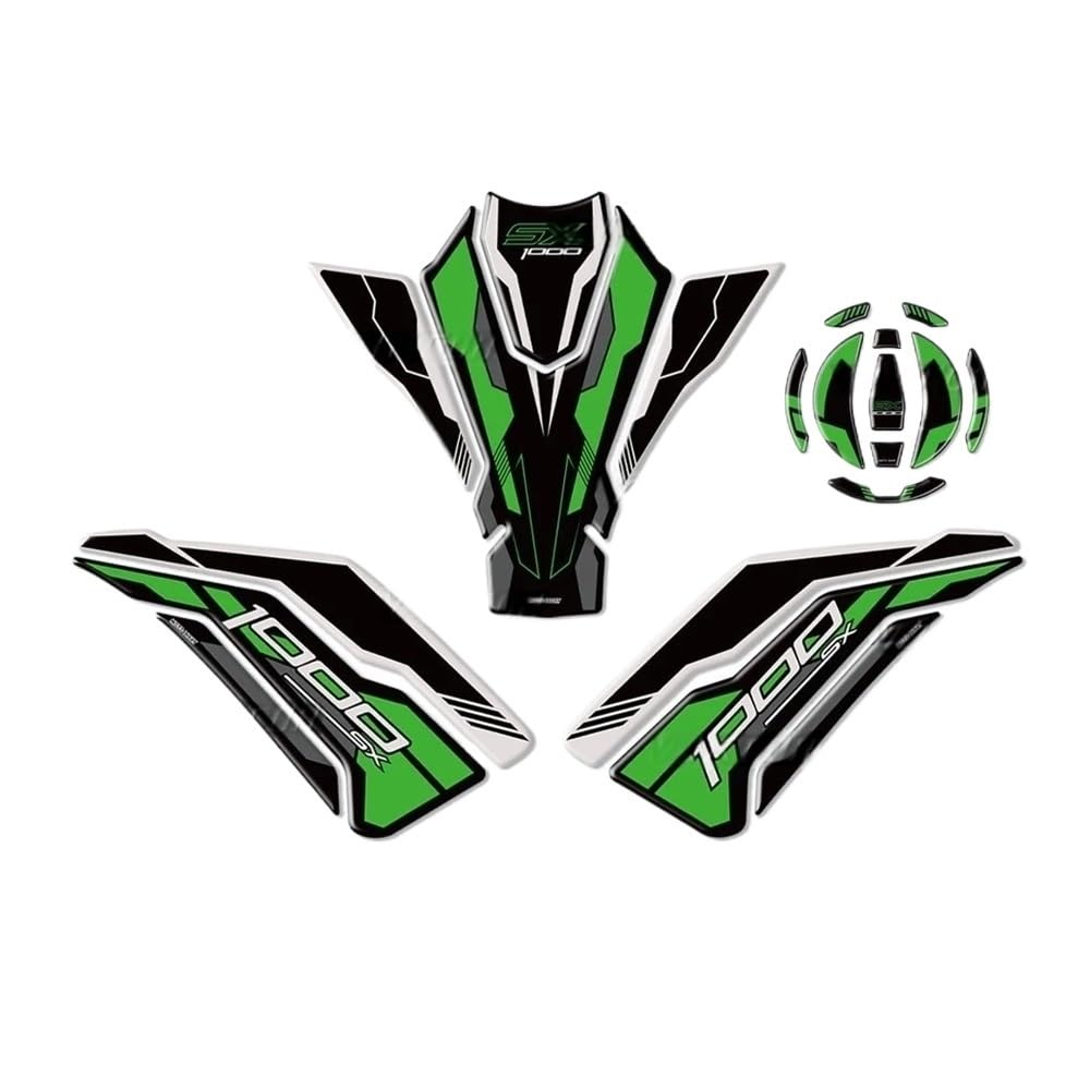 Fuel Tank Sticker Oil Gas Cap Decal Cover Protector for Kawas&AKI Z1000SX Z 1000SX Ninja 1000 SX 2017-2024 Tanks Pad Protector