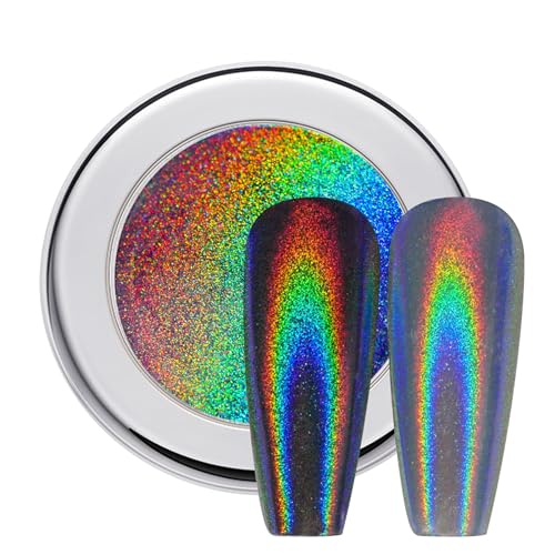 PrettyDiva Holographic Nail Powders - Valentine