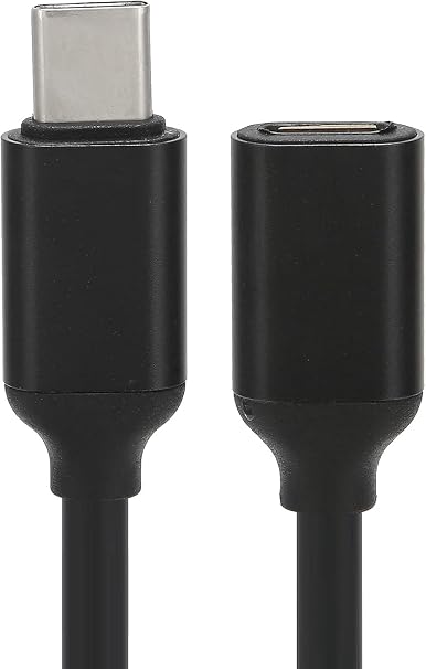 Coverzone 3 Metre Type-C Uzatma Kablosu – 60W Hızlı Şarj ve 3A Akım Destekli USB-C Erkek Dişi Kablo | 24Pin 56K Dirençli Dayanıklı | Laptop, Tablet ve Telefon ile Uyumlu (3 Metre) | ZR73