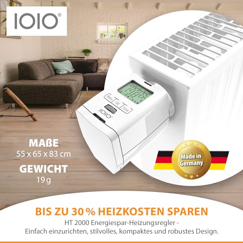 Olympia Elektronisches Heizungsthermostat HT 2000 - Thermostat Heizung programmierbar - Heizkörper...