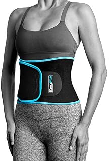 EzyFit Waist Trimmer Premium Exercise Workout Ab Belt for Women & Men Adjustable