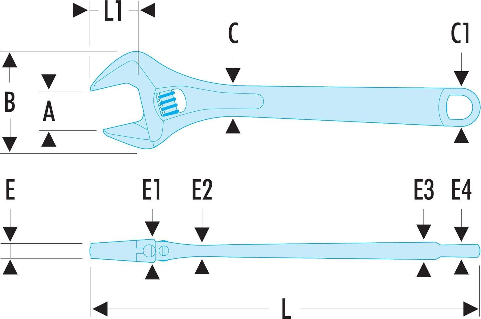 LLAVE INGLESA 18 AJUSTABLE