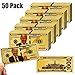 PartyYeah Trump 1000 Dollar Bill Banknote, One Thousand 24k Gold Coated Trump Legacy Limited Edition Million Dollar Bill Great Gift for Coin Currency Collectors and Republican (50 Pack)