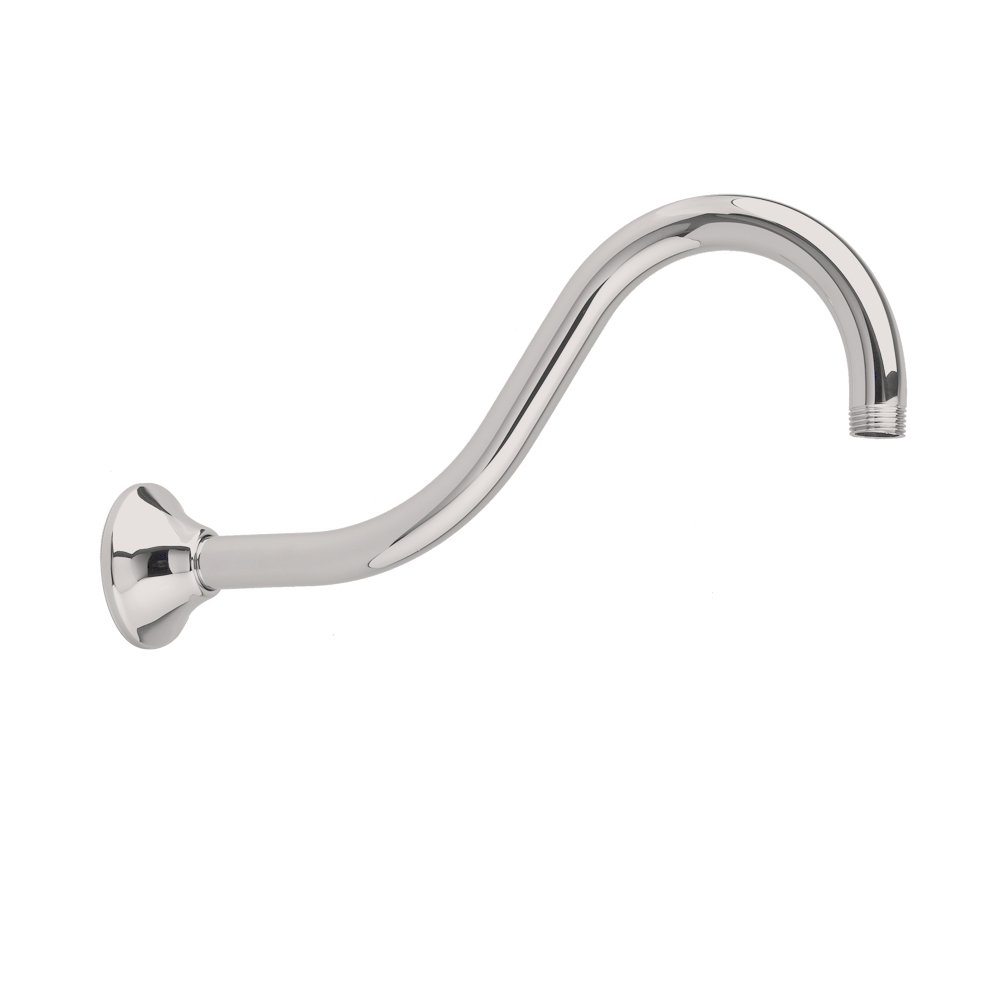 American Standard 1660.198.295 12-Inch Wall Mount Shepherd's Crook Shower Arm with 1/2-Inch NPT Thread, Satin Nickel