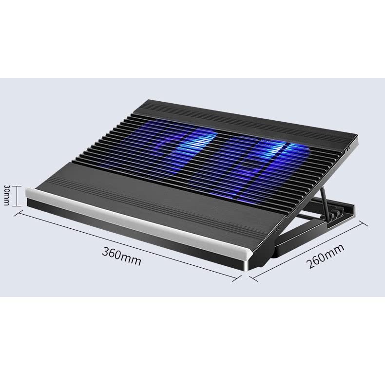 Base enfriadora para notebook ajustable 12-17 pulg miniatura 7