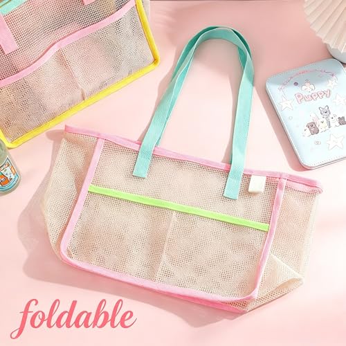 Bolso de Playa Plegable para Mujer Colorido miniatura 5