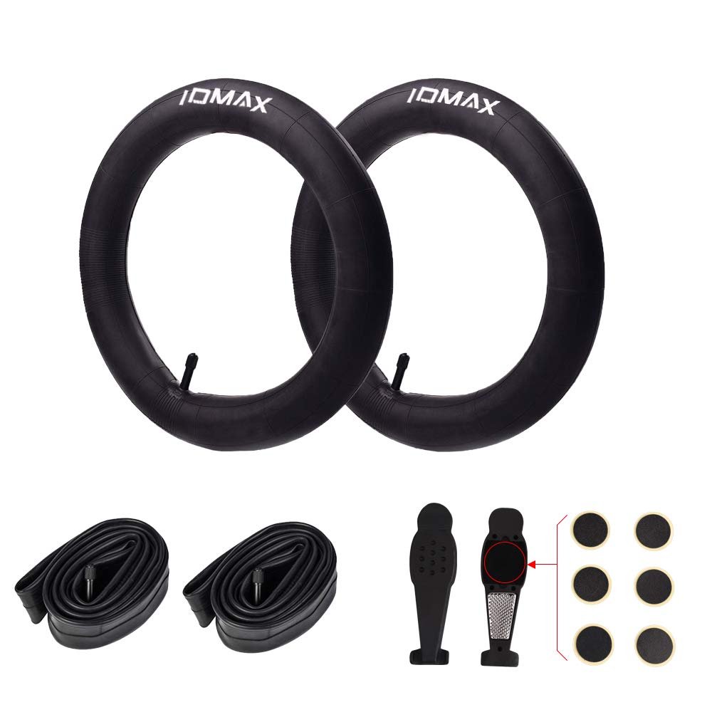 Replacement Inner Tubes (2 Pack), IDMAX Heavy Duty Thorn Resistant Inner Tire with Repair Tool for All BOB Revolution Strollers and Most Kids Bikes