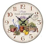 ❤❤ 【Quality】Unsere Wanduhr unterliegt vor dem Verkauf einer strengen Qualitätskontrolle und die Qualität ist garantiert. Bei Fragen können Sie sich gerne an uns wenden.