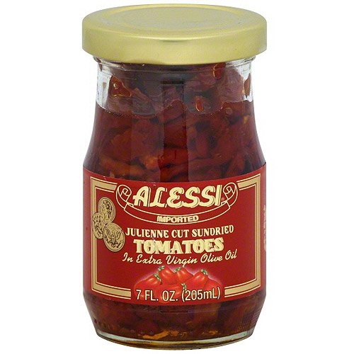 Alessi Julienne Cut Sundried Tomatoes, 7 Oz (Pack of 6