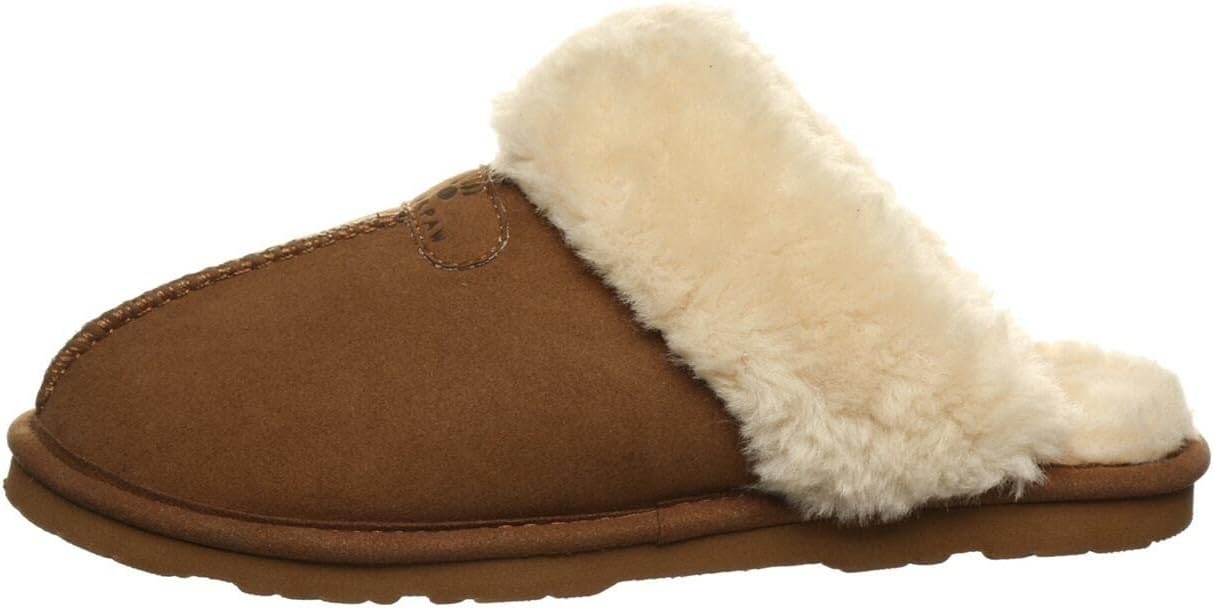 BEARPAW Women's Loki Vegan Hickory Size 9 | Women's Slippers | Women's Shoes | Comfortable & Light-Weight