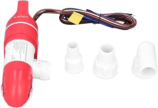 Aramox DC12V Low Profile Bilge Pump Electric Automatic Water Sensing Bilge Pump 1100GPH/4160LPH 360° Rotation Boat Parts