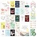 Decorably 24 Pack Gold Foil 4x6in Assorted Christian Thinking of You Cards Religious with Envelopes & Stickers, 24 Floral Designs for Friends, Family & Loved Ones, Printed Message - Gifting, Mailing