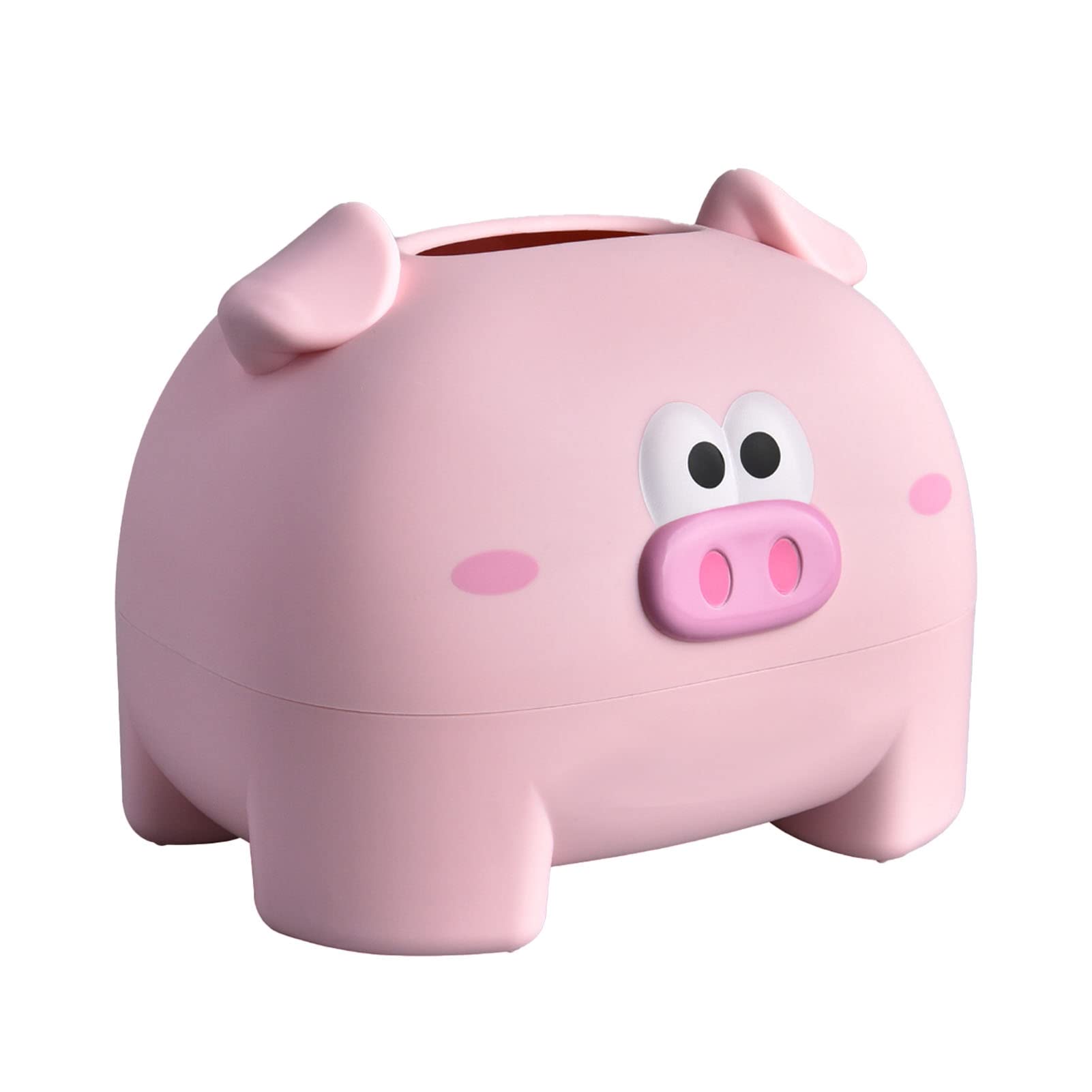 Tissue Box, Cute Tissue Storage Box Pig Shaped Decorative Towel Napkin Container Case for Tabletop ()
