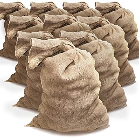 10 Sacos Yute - Bolsas Grandes para Jardinería Cover