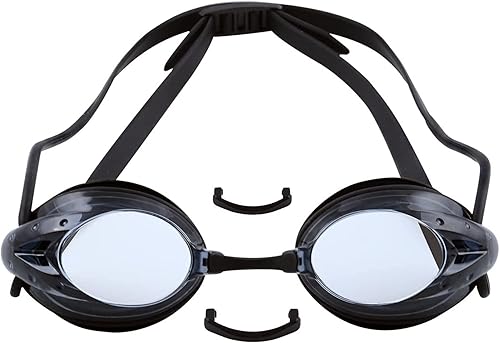 Miniatura 4 de The Friendly Swede Gafas de natación para mujeres y hombres  Gafas de natación antivaho con piezas de nariz y estuche gafas de piscina para natación