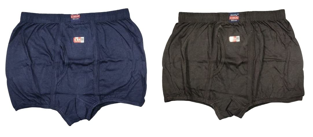 The Tinge Men's Solid Kwality Ciba Trunk Inner Elastic for Men|Men's Underwear Trunk (Pack of 2) Multicolour-picture-30