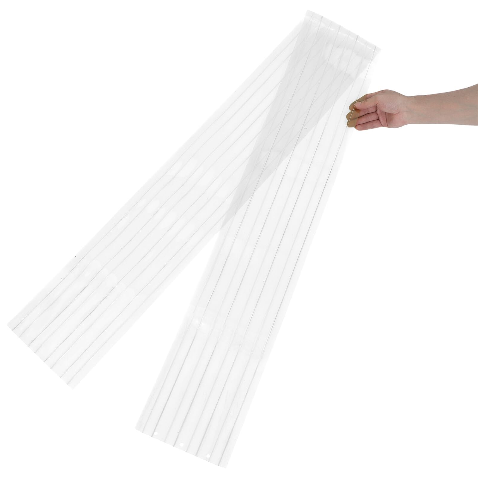 Clapet de Porte PVC Transparent pour Niche Chien, Volet Souple