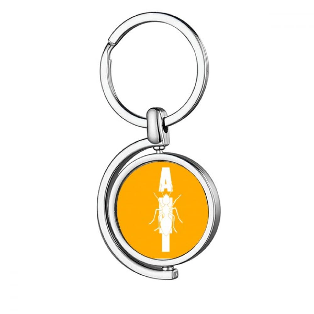 Insect Barm Fears Animals Ants Rotating Keychain Metal Keyring Holder