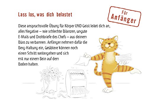 Oommh-Katze: Büro-Yoga