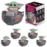 MINISO Star Wars Grogu Blind Box Keycap Series, Collectible Baby Yoda Figures for Desk Decor, Mystery Box Toys for Keyboard Keycaps Toppers, Stress Relief Toys for Adults and Kids (One Ramdom Style)
