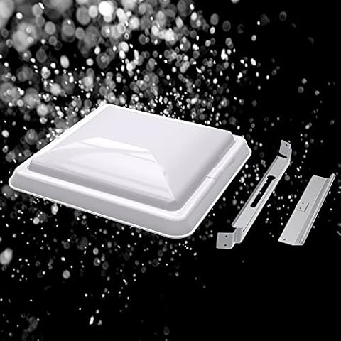 BONIKLUBA RV Motorhome Trailer Roof Vent Cover (14" x 14") Universal Vent Lid - Vent Lid Replacement ,White 1 Pack Cover