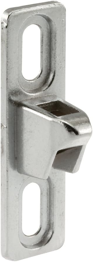 E 2040 Chrome Plated Diecast, Sliding Door Keeper (Single Pack)