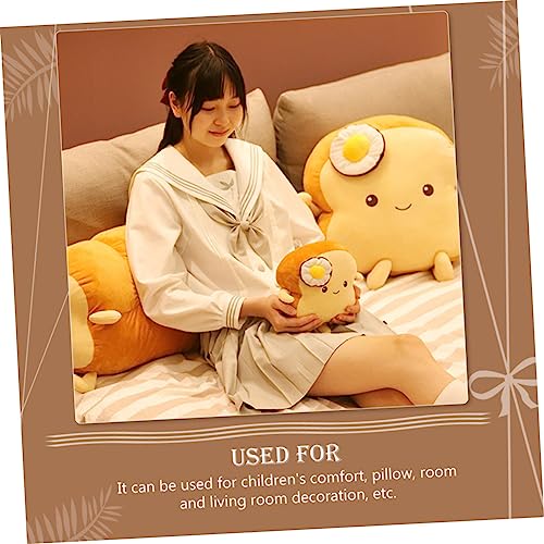 BRIGHTFUFU Pão Recheado Brinquedos Infantis Almofada De Brinde Brinquedos Macios Almofadas De Sofá T