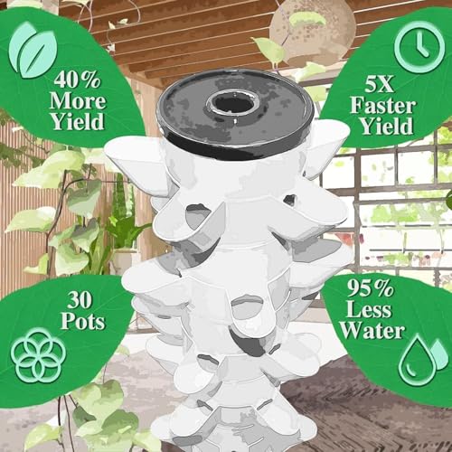 Kit de jardin intelligent intérieur hydroponique à 3 couches pour briser le manque de place - 6