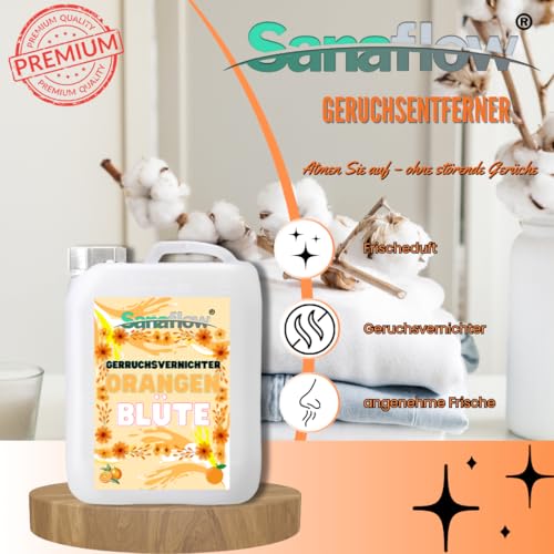 5L Geruchsspray gegen Tiergeruch – Orangenblüte, neutralisiert effektiv mit Duft