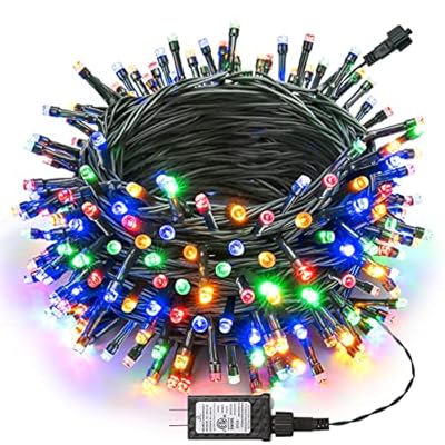 Joomer Christmas Lights 100FT 300 LED String Lights with 8 Modes Timer Connectable Waterproof Plug-In Fairy Lights for Home, Garden, Party, Holiday, Tree, Christmas Decorations (Multicolor)
