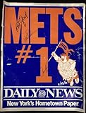 Howard Johnson Signed Daily News Poster Baseball Mets Ojeda Backman Auto TPG - Autographed MLB Photos