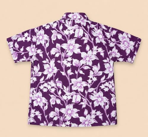 Image of A.T.U.N. (ALL THINGS UBER NICE) Boys 100% Cotton Printed Shirt | Half Sleeve Smart Casual Shirt for Kids | Soft Breathable Button Placket Top