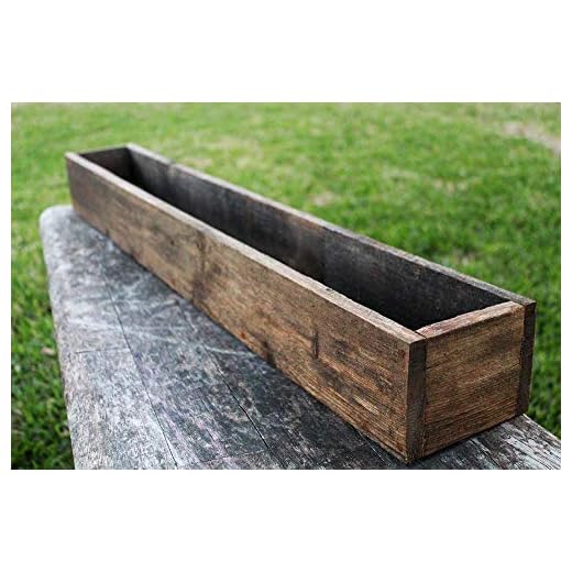 40" - 50" Rustic Planters Box (5" - 5.75"T - Tall Version)