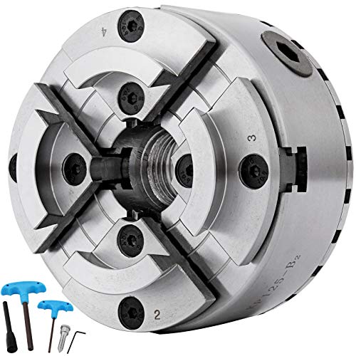 ​​​VEVOR 4- Mandril de Mandíbula para Máquina de Torneado Torno M33 MX-125,...