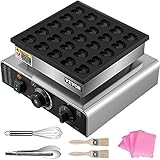 Control preciso de temperatura y tiempo: Con las 2 perillas en la base, puede controlar sin esfuerzo la temperatura de calentamiento y el tiempo de horneado. La temperatura varía de 122 ℉ / 50 ℃ a 572 ℉ / 300 ℃, y el temporizador se puede configurar en 5 minutos. La luz indicadora le mostrará el estado de funcionamiento de nuestro fabricante de panqueques holandés. Cuando la temperatura alcanza los 482 ℉ / 250 ℃, se vuelve rojo, lo que indica que la máquina está comenzando a calentarse.