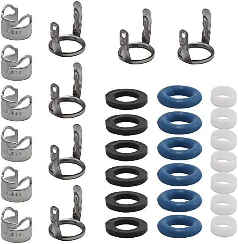 Kit de reparo de vedação dos injetores de combustível DUZFOREI 06E998907G para Audi A4, A5, A6, A7, A8 e Q5 – 6 unidades
