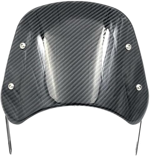 Déflecteur pare-brise universel moto au design carbone aérodynamique
