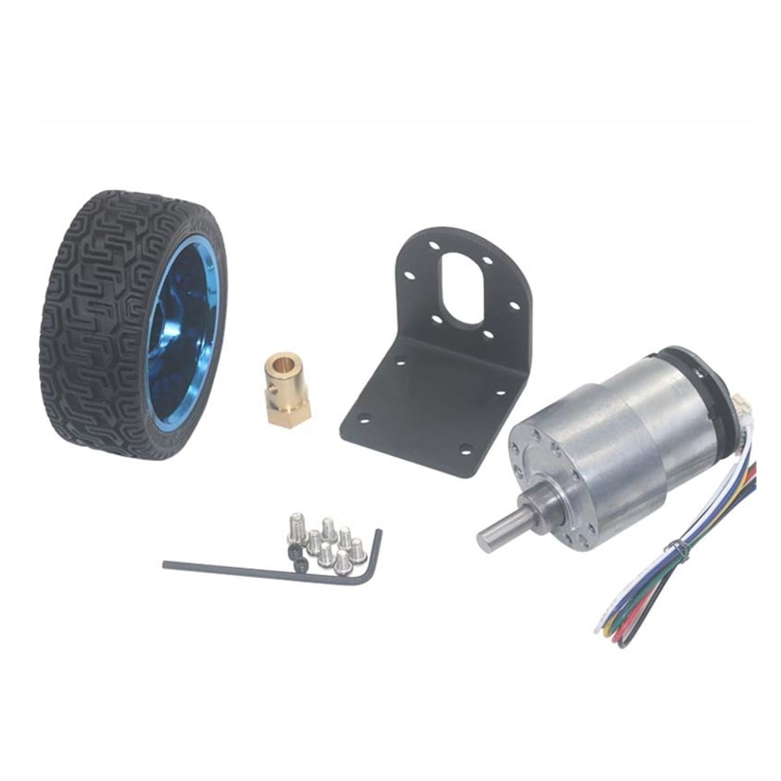 Staffa di installazione cinghia a coppia elevata Motore riduttore ingranaggio encoder ruota da 65 mm