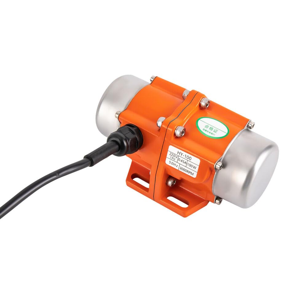 Vibratore motore a vibrazione, 100 W, motore asincrono, 3000 giri/min, silenzioso, per minerari, metallurgia, carbone, elettricità, attrezzature meccaniche, 220 V