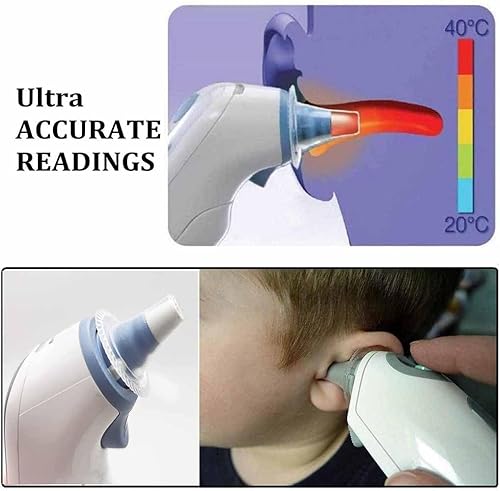 Miniatura 4 de Paquete de 200 fundas para sondas de termómetro de oído tapas de recambio de filtros de lente para todos los modelos de termómetro Braun termómetros