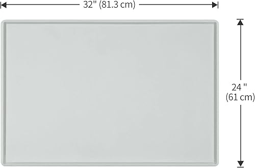 Miniatura 149 de Tapete de comida para perros, bandeja de comida impermeable de silicona, mantel individual antideslizante para mascotas, borde elevado de 0.6