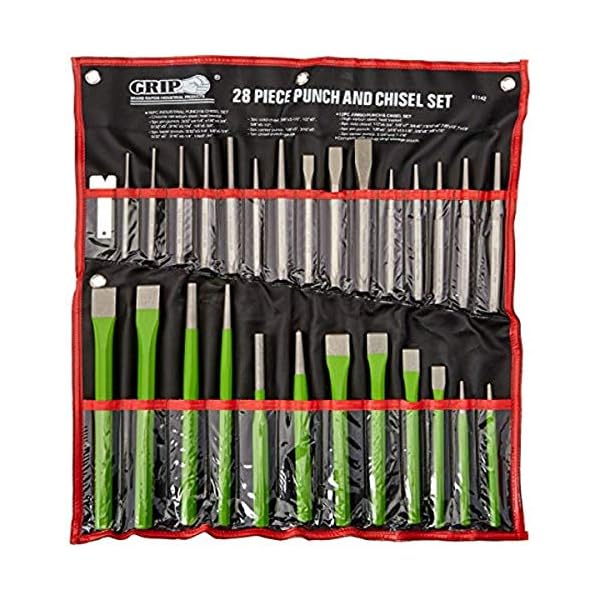 Grip 61142 28 pc Heavy Duty Punch & Chisel Set • The Heavy Equipment