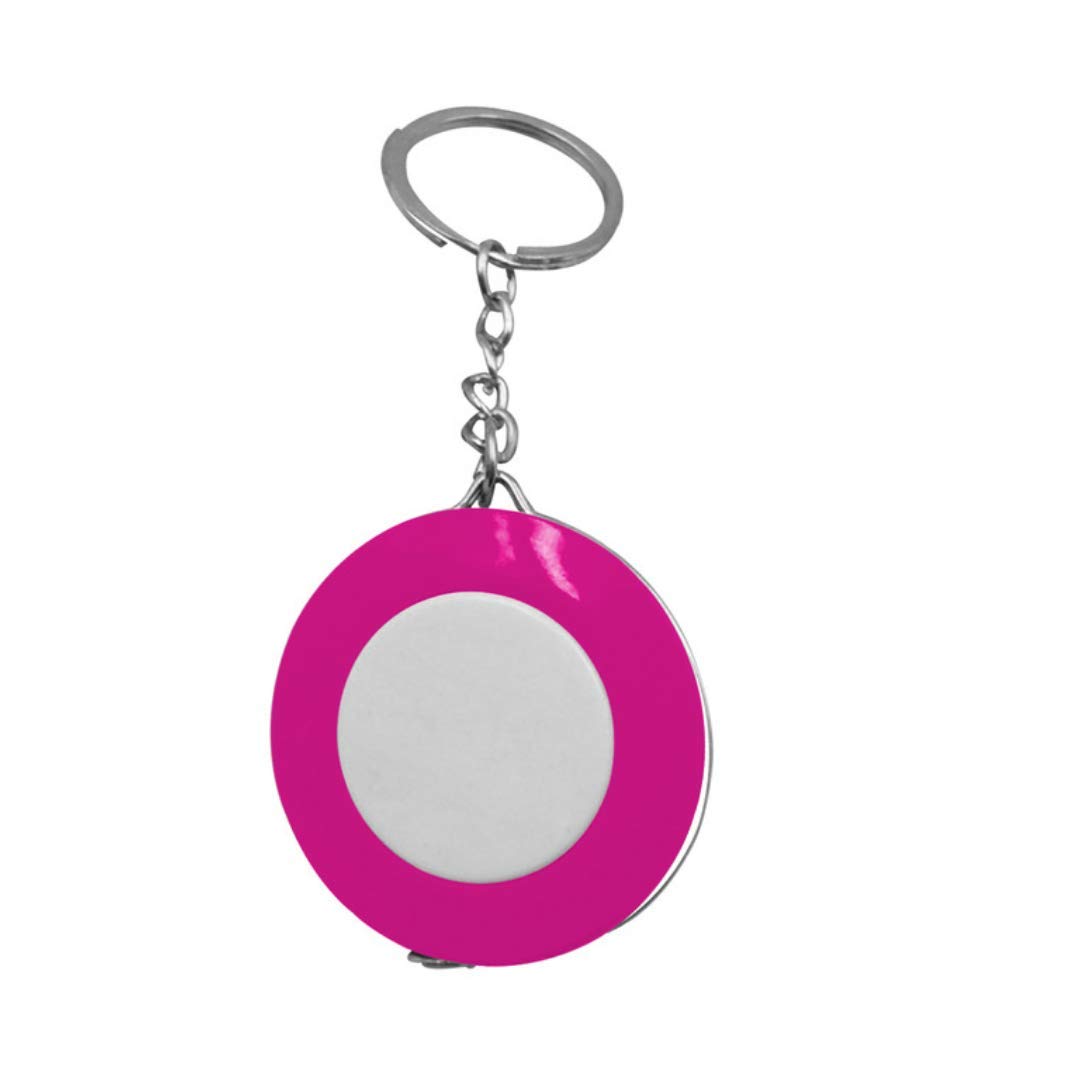 Cotchear 1.5m/60inch Tape Measures Dual Sided Retractable Tools Automatic Flexible Mini Sewing Measuring Tape (Rose Pink)