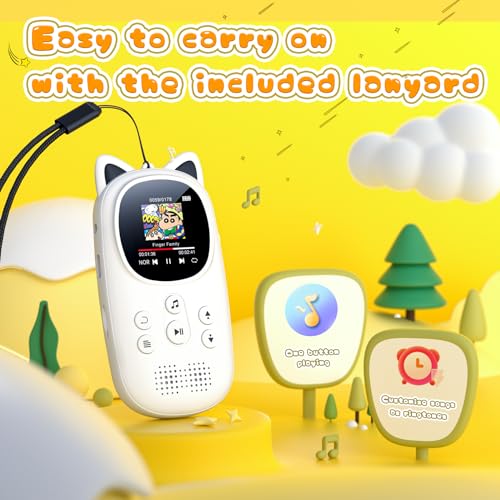 image for Oilsky MP3 Player for Kids, 32GB Bluetooth 5.0 Kids Mp3 Player, Child 