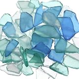 Ddujbtp Accessori per acquari in vetro marino multicolore tema marino pezzo di vetro smerigliato decorazioni per la casa ornamenti per vasche di pesce ornamenti