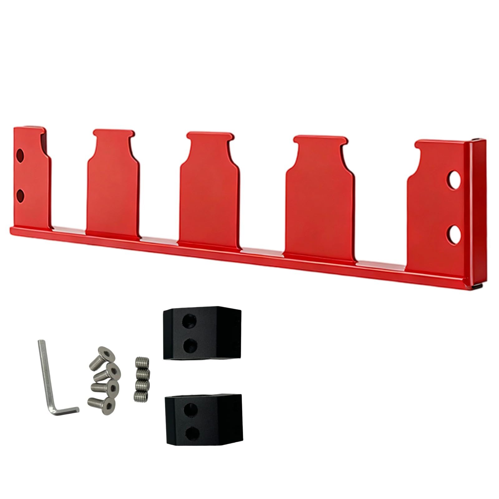 Kalttoy Space Saving Power Tool Battery Rack Fits Case Side Mount Easy Access Sturdy Design Storage Holder Battery Rack