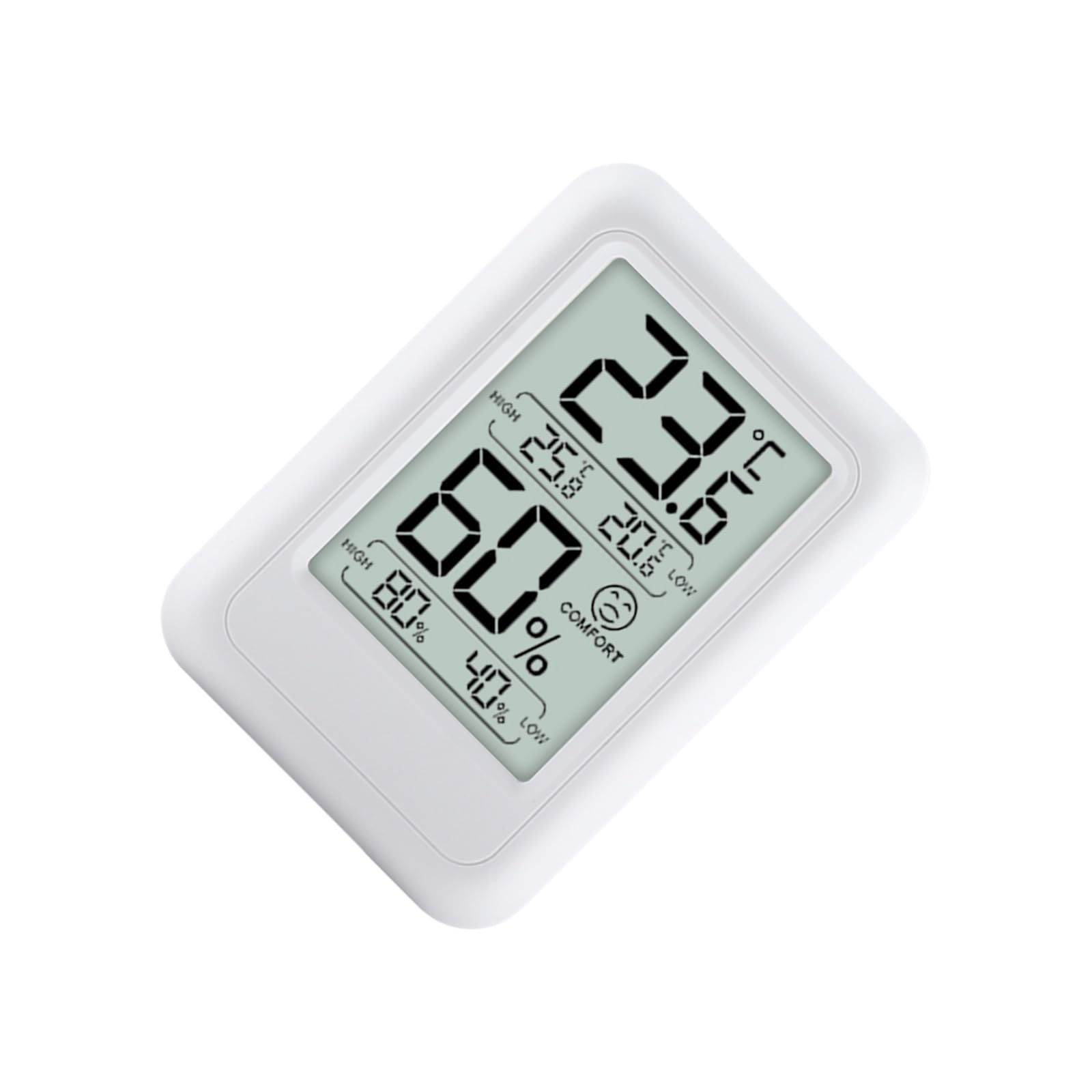 Buxuaaaa Accurate Room Thermometers Hygrometer Double Display Humidity Temperature Sensors Battery Operated Living Room Battery Powered Humidity Meter