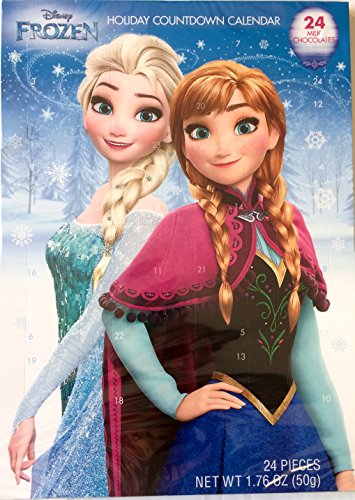 Disney Frozen ANNA & ELSA Countdown 24 Chocolates Advent December Christmas Calendar