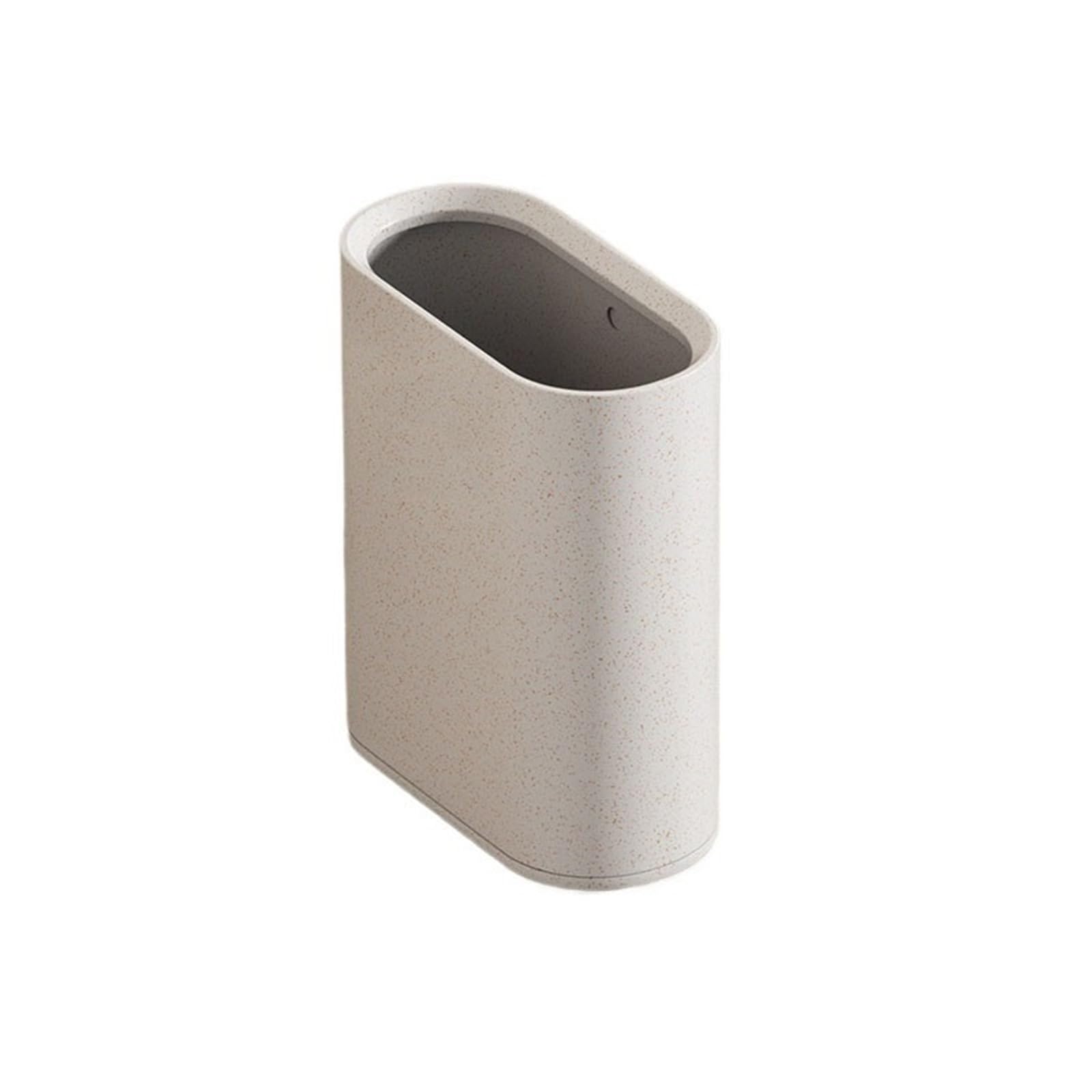 Garbage Bin Bathroom bedroom office kitchen trash can(Gris)